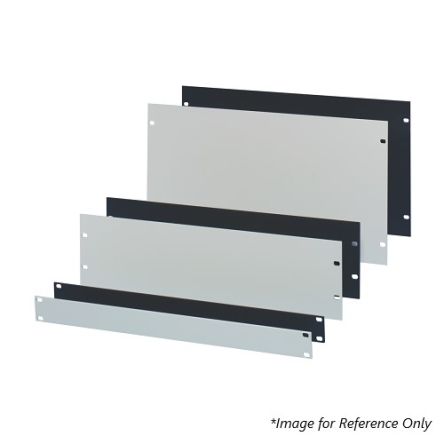 nVent SCHROFF RAL 7021 Black Grey Front Panel, 3U, 84HP [30118-950]; 255-3913