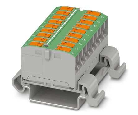 Phoenix Contact Distribution Block, 18 Way [1019540]; 255-9384