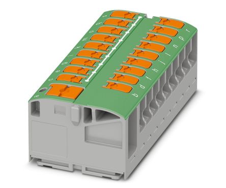 Phoenix Contact Distribution Block, 19 Way [1019616]; 255-9433