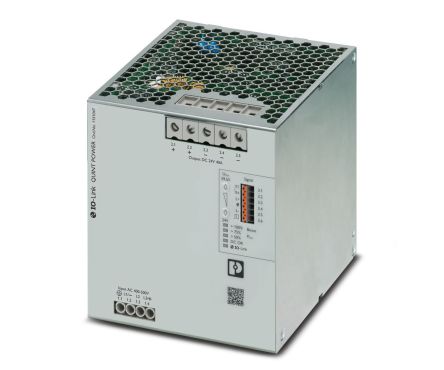 Phoenix Contact Switching Power Supply, 1151047, 24 → 29.5V dc, 40A, 1.44kW, Dual Output, 400 → 500V ac [1151047]; 255-9457