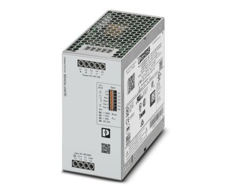 Phoenix Contact Switching Power Supply, 1168602, 24 → 29.5V dc, 20A, 720W, Dual Output, 400 → 500V ac [1168602]; 255-9458