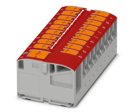 Phoenix Contact Distribution Block, 19 Way [1186884]; 255-9485