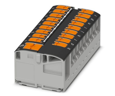 Phoenix Contact Distribution Block, 19 Way [1186886]; 255-9487