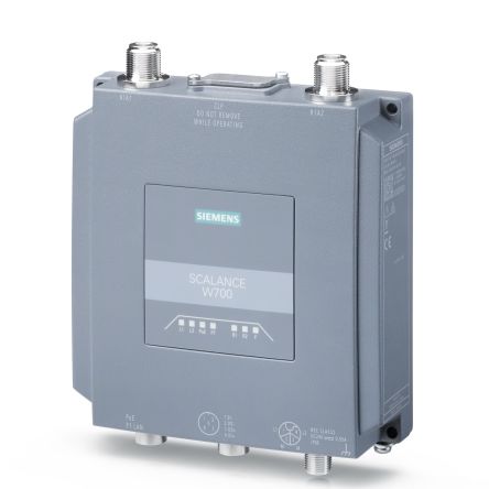Siemens SCALANCE WUM766-1 2 x M12 Port Wireless Access Point, IEEE 802.11 a/b/g/n, 10/100/1000Mbit/s [6GK57661GE003DA0]; 256-0853