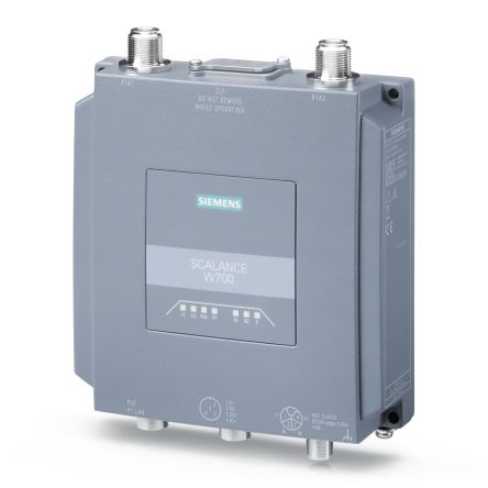 Siemens SCALANCE WAM766-1 2 x M12 Port Wireless Access Point, 802.11ax, 10/100/1000Mbit/s [6GK57661GE007TA0]; 256-0855