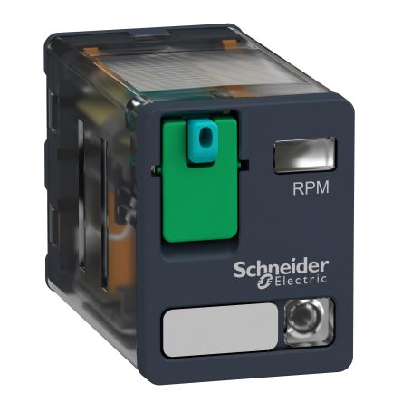 Schneider Electric Power Relay, 24V dc Coil, DPDT [RPM22BD]; 256-4736