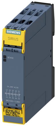 Siemens Force Guided Relay, 24 → 240V ac/dc Coil Voltage, 5 Pole, 4NO/NC [3RQ10001LW00]; 256-5390