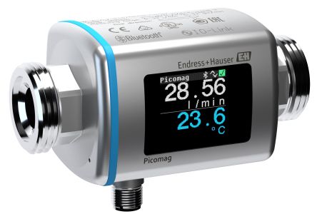 Endress+Hauser DMA2 Series Conductive Liquids Flow Meter for Liquid, 0.1 l/min Min, 75 L/min Max [DMA20-AAABA1]; 256-6153