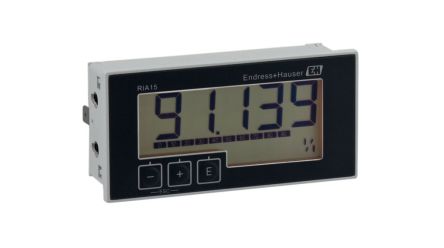 Endress+Hauser LCD Digital Panel Multi-Function Meter for Analog, 4 → 20 mA, 45mm x 92mm [RIA15-AAA2]; 256-6196
