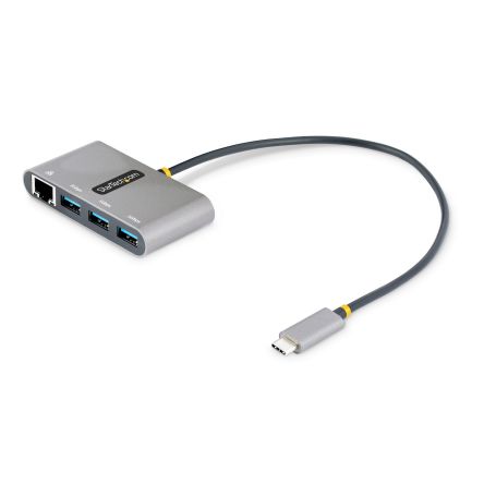 StarTech.com 3 Port USB 3.0 USB A, USB C USB C Hub, USB Bus Powered, 11.8 x 3.1 x 0.6in [HB30C3A1GEA2]; 256-6933