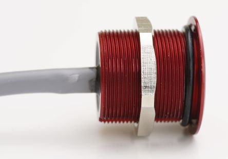 RS PRO Illuminated Piezo Switch, Momentary (NO), SPST, IP69, Flexible Wire, 200mA, -20 → +75°C Red [0]; 259-1144