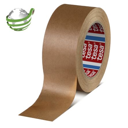 Tesa 60408 Brown Packing Tape, 50m x 50mm [60408-00000-00]; 261-3791