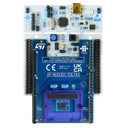 STMicroelectronics ST X-NUCLEO-53L7A1 AC-DC Converter for Time-of-Flight 8x8 Multizone Ranging Sensor for VL53L7CX [X-NUCLEO-53L7A1]; 261-5099
