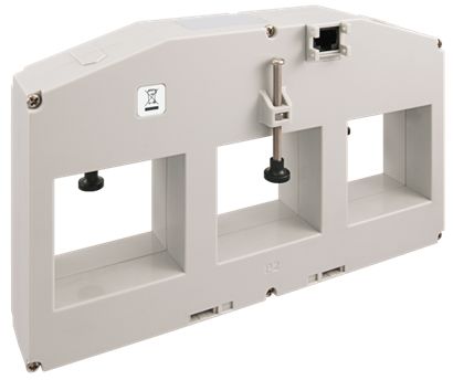 RS PRO DIN Rail Mounted Current Transformer, 1250A Input, 3 x 12500A, 330 mV Output, 50 x 54mm Bore, 330 mV [0]; 264-1005