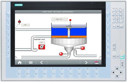 Siemens SIPLUS Series KP1500 Comfort HMI Panel - 15.4 in, TFT Display, 1280 x 800 [6AG11241QC024AX1]; 264-1146