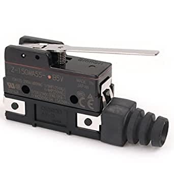 Omron Z Series Hinge Lever Limit Switch, NO/NC, IP62, SPDT, Plastic Housing, 250V ac ac Max, 15A Max [Z-15GWA55-B5V]; 265-5137