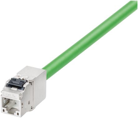 Siemens Female RJ45 Socket, DIN Rail Mount, Cat6a Straight 2 Port 8 -Way [6GK1901-0BE10-0AA0]; 265-5231