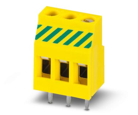 Phoenix Contact PCB Terminal Block, 5.08mm Pitch, Through Hole Mount, 1-Row [1706471]; 265-7331