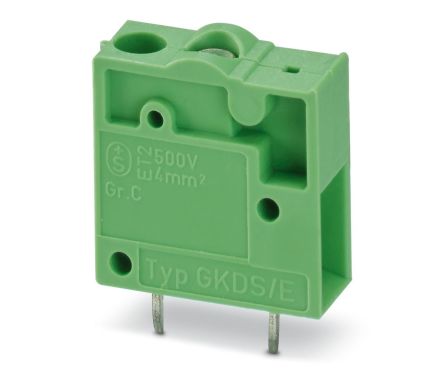 Phoenix Contact PCB Terminal Block, 7.5mm Pitch, Through Hole Mount, 1-Row [1709025]; 265-7336
