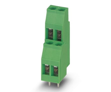 Phoenix Contact PCB Terminal Block, 5mm Pitch, Through Hole Mount, 2-Row [1721032]; 265-7342