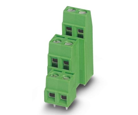 Phoenix Contact PCB Terminal Block, 5.08mm Pitch, Through Hole Mount, 3-Row [1723289]; 265-7344