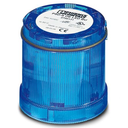 Phoenix Contact Blue Steady Effect Steady Light Element, 24 V, LED Bulb, AC/DC [2700131]; 265-7477