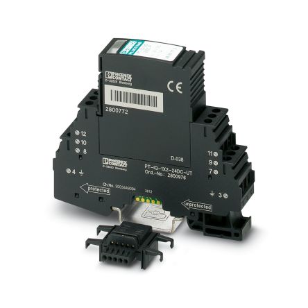 Phoenix Contact Surge Protector, DIN Rail Mount [2800976]; 265-7495