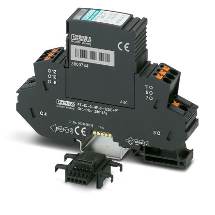 Phoenix Contact Surge Protector, DIN Rail Mount [2801289]; 265-7496