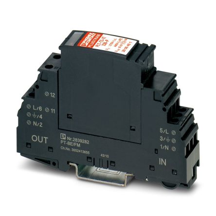Phoenix Contact Surge Protector, 440V ac, DIN Rail Mount [2906450]; 265-7529