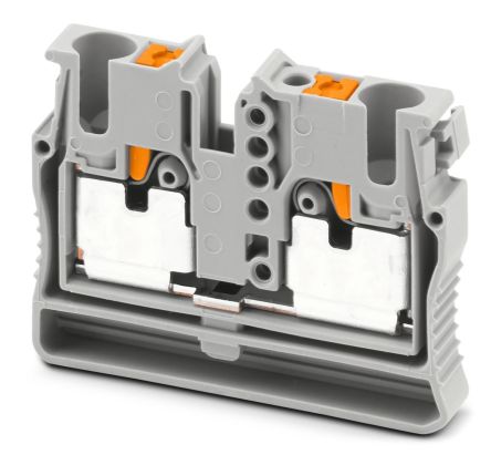Phoenix Contact 3249005 Grey, 2-Level, Push In Termination [3249005]; 265-7603