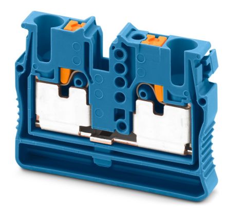 Phoenix Contact 3249006 Blue, 2-Level, Push In Termination [3249006]; 265-7604