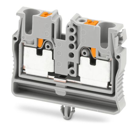 Phoenix Contact 3249011 Grey, 2-Level, Push In Termination [3249011]; 265-7607