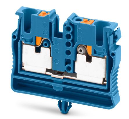 Phoenix Contact 3249012 Blue, 2-Level, Push In Termination [3249012]; 265-7609