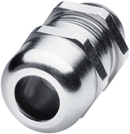 Siemens Nickel Plated Brass Cable Gland, M16 Thread, 4.5mm min., 10mm max., IP68 [6NH31123BA001XX4]; 265-8820