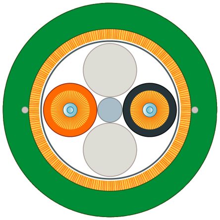 Siemens Fibre Optic Cable, 100m [6XV18613CT10]; 265-8903