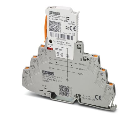 Phoenix Contact, TERMITRAB Surge Protection Device 30 V DC Maximum Voltage Rating 6A Maximum Surge Current [1027586]; 265-8963