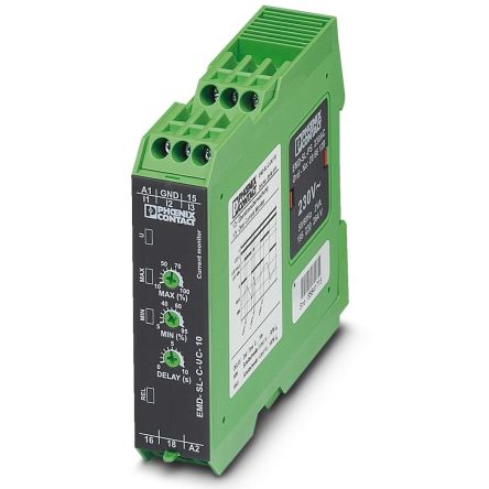Phoenix Contact Current, Phase Monitoring Relay, 1 Phase, SPDT [2867937]; 265-9103