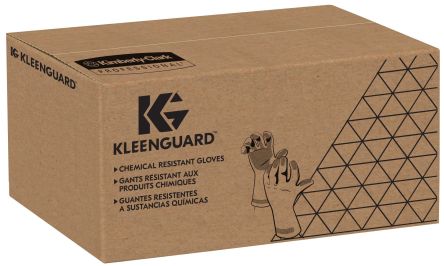 Kimberly Clark G80 Blue Latex Chemical Resistant Gloves, Size 7, Latex, Neoprene Coating [38741]; 266-4328