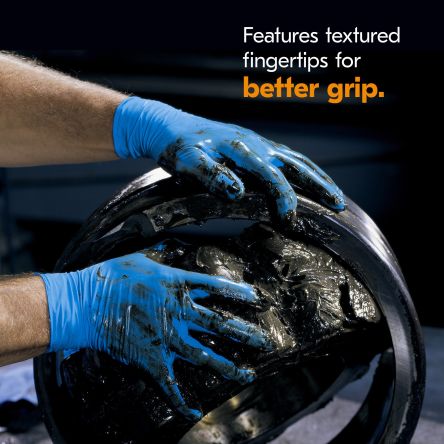 Kimberly Clark G10 Blue Powdered Nitrile Disposable Gloves, Size XS, 1000 per Pack [54420]; 266-4349