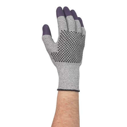 Kimberly Clark G60 Grey HPPE Cut Resistant Gloves, Size 7, Nitrile Coating [97430]; 266-4382