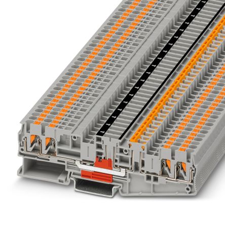 Phoenix Contact 1251103 Grey, 3-Level, Push In Termination [1251103]; 267-1608