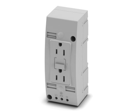 Phoenix Contact Mains Sockets, 15A, DIN Rail [1263628]; 267-1630