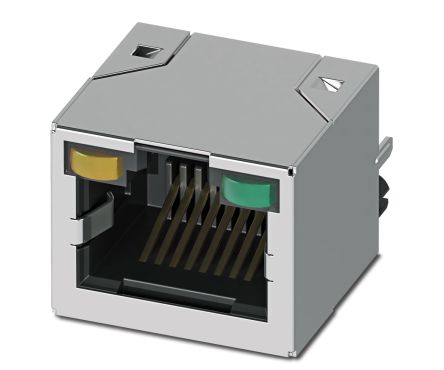 Phoenix Contact CUC Series Female RJ45 Connector, PCB Mount 1 -Way [1337239]; 267-1821