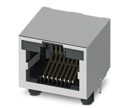 Phoenix Contact CUC Series Female RJ45 Connector, PCB Mount 1 -Way [1337240]; 267-1822
