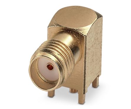 Phoenix Contact, Jack SMA Connector, Solder Termination, Right Angle Body [1340151]; 267-1829