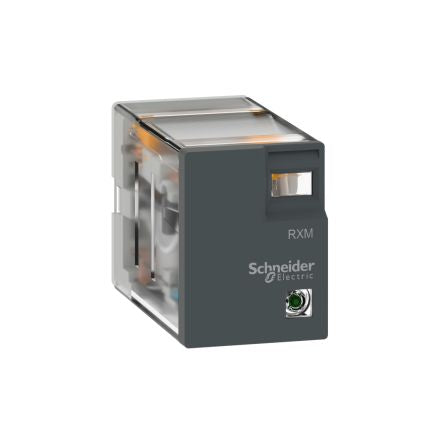 Schneider Electric EASY RELAY Series Electromechanical Interface Relay, Plug In, DPDT, 2-Pole, 5A Load [RXM2LB2B7]; 269-6005