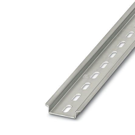Phoenix Contact Steel Perforated DIN Rail, 2000mm x 35mm x 8mm [0804278]; 269-7818