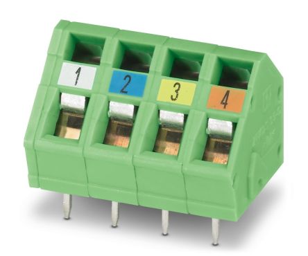 Phoenix Contact 0- 4-EXPROFINET2, 5C-5, ZFKDSA 1 Series PCB Terminal Block, 4-Contact, 5mm Pitch, PCB Mount, 1-Row, PCB [1033604]; 269-7872