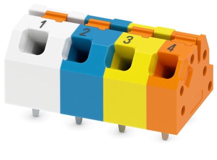 Phoenix Contact 0-IL-EXPROFINET 3, SPTAF 1/ 4-5 Series PCB Terminal Block, 4-Contact, 5mm Pitch, PCB Mount, 1-Row, PCB [1071100]; 269-7889