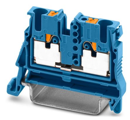 Phoenix Contact 1073554 5-NS 35, MPT 2 Series Blue, 2.5mm², 1-Level, Push In Termination [1073554]; 269-7892
